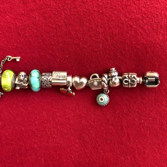 Pandora Bracelet with Authentic Charms - Picture 4 of 4